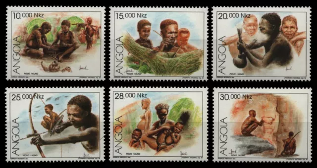 Angola 1995 - n. Michel 986-991 ** - nuovo di zecca - kung boscimani