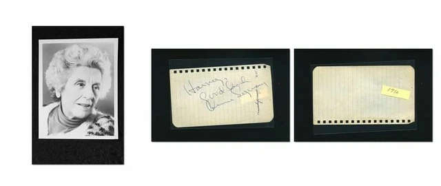 Anne Seymour - Signed Autograph and Headshot Photo set