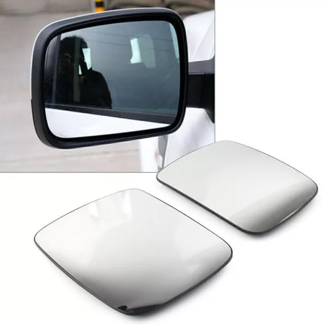 Driver Passenger Side Door Mirror Glass Heated for Land Rover Sport LR2 LR4