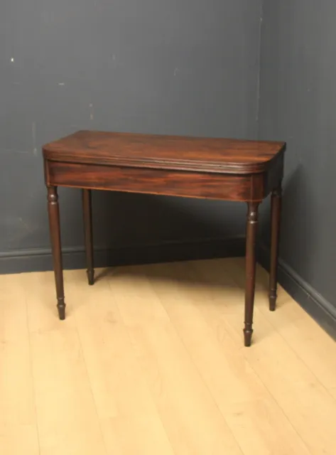 Antique Regency Mahogany Tea Side Table