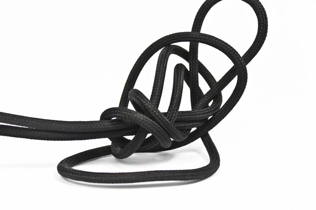 Textile Cable Noir Câble de Lampe 2-adrig 3-adrig Électrique Premium Eu Design