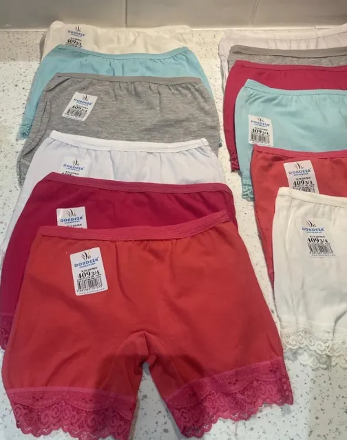 3 Pack Girls Boxer Shorts Underwear Briefs Cotton Knickers Age 7-8 Years