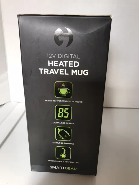 SmartGear 12V Programmable Digital Heated Travel Mug  -  New 3