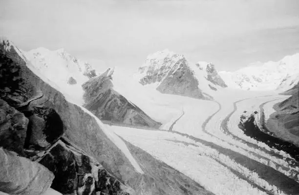 West Rongbuk Glacier Tibet 30 May 1935 Mount Everest Expedition 1935 Old Photo