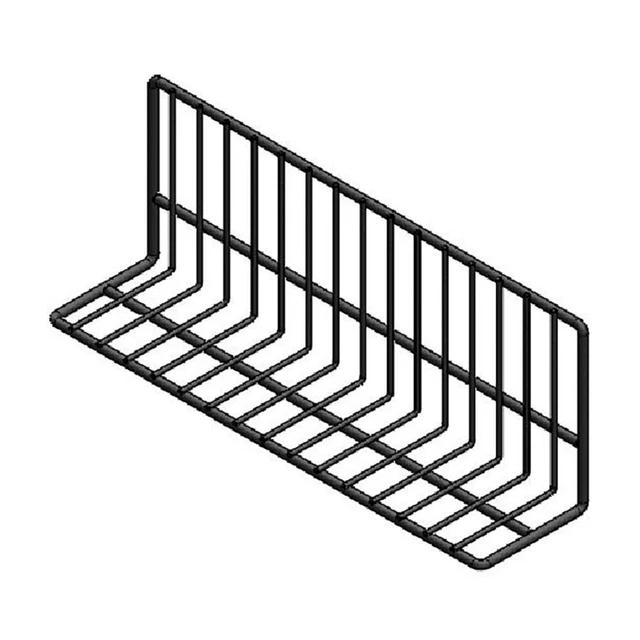 Sani-Safe Products PG0000-1130 Black Coated Vinyl 4 x 6 x 16" Divider
