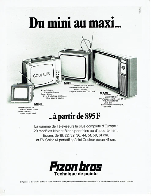 Vintage Radio 1970 Pizon Bros TR 1270 FM - Österreich