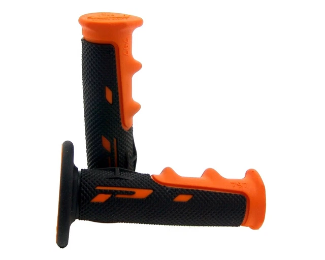 Poignées de guidon PROGRIP Jetski 2004 noir / rouge [Ø 22mm]
