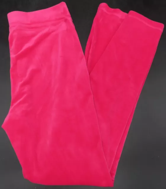 Womens Juicy Couture Velour Mid Rise Pants, Pink, Size Medium (114186) *NO TAGS*