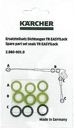 Kit De Service Pour Nettoyeur Haute Pression Kärcher HDS 580/650 - Pompe à Eau, Joints, Pistons - Pièces Neuves