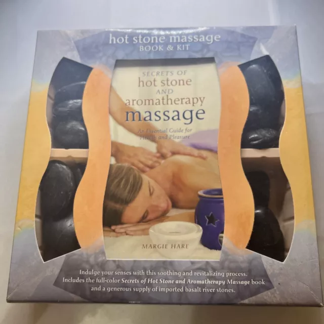 Hot Stone Massage Therapy Book & Kit By Ernesto Ortiz, New In Package