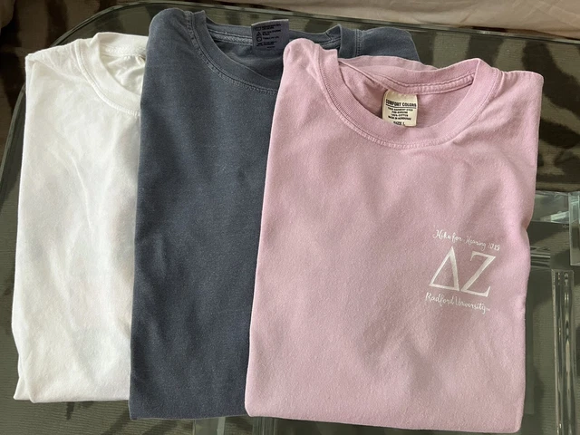 Delta Zeta Sorority Radford University -Set of Three Large
