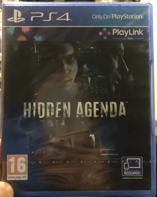 Hidden Agenda (PS4) Playlink Sony PlayStation 4 Brand New Game Crime Thriller