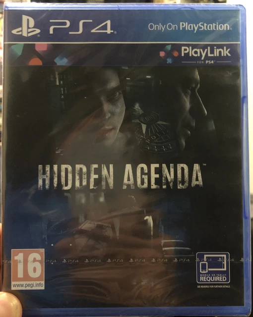 Hidden Agenda (PS4) Playlink Sony PlayStation 4 Brand New Game Crime Thriller