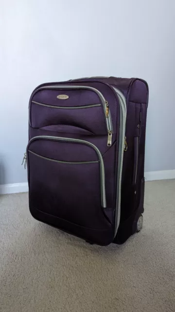 Samsonite Large Purple Carry-on Suitcase