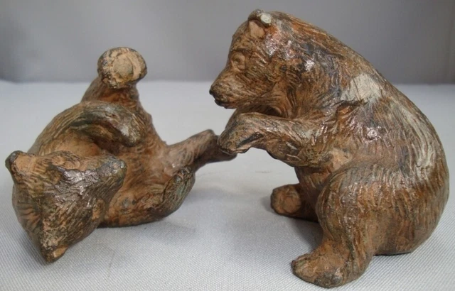 Estatua Tenga Fauna Art Deco Estilo Art Nouveau Estilo Bronce sólido Firmado