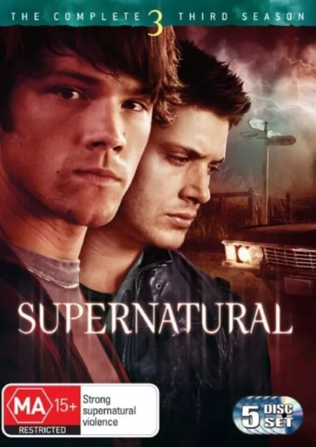 Supernatural : Season 3 (DVD, 2008, 5-Disc Set) Free Post