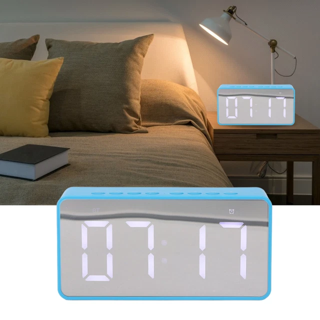 Sveglia Sveglia Digitale Specchio HD Per Camera Da Letto Per Ufficio