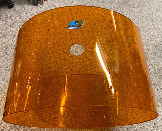 ludwig vistalite bass drum