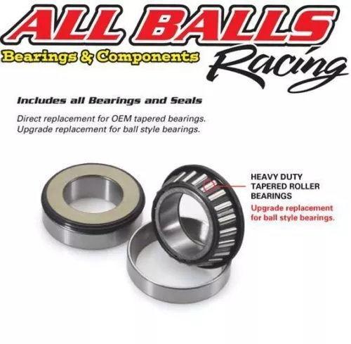 Suzuki GSF1200 Bandit Steering Bearings and Seals Kit,By AllBalls Racing