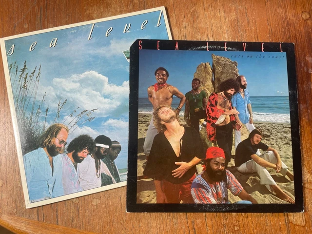 2 SEA LEVEL Albums Self Titled & Cats On The Coast LP 1977