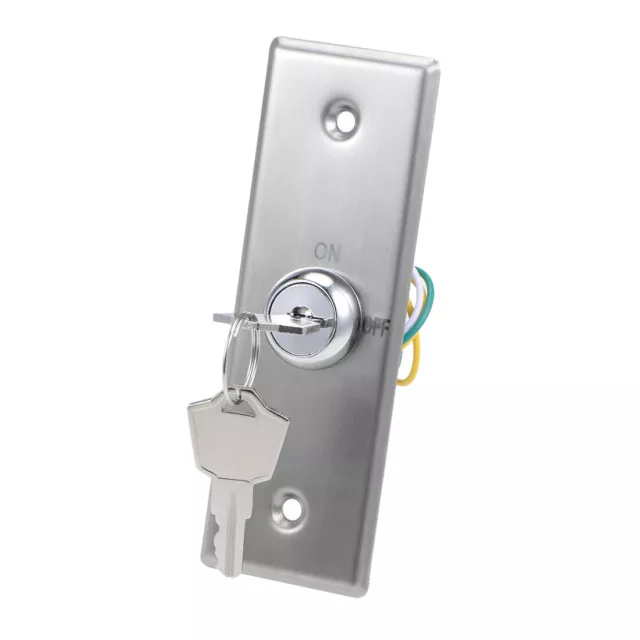 Key Switch On/Off Exit Door Lock Release DPST for Access Control with 2 Keys