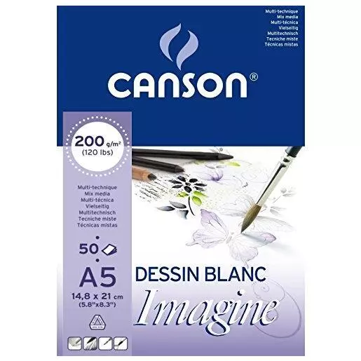 [Ref:200006009] CANSON [Ref:200006009] CANSON Bloc à dessin Imagine format A5