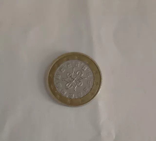 1 Euro Münze Portugal 2002 Fehlprägung