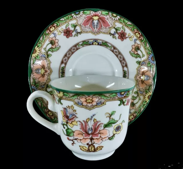 Ancienne Tasse Et Soucoupe A Cafe Porcelaine Eschenbach Ceranova Signe