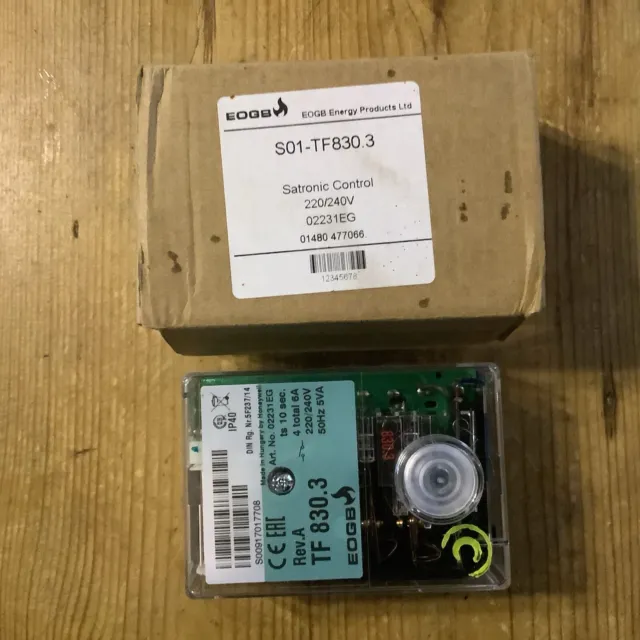 Honeywell/Satronic TF830.3 Control Box Tested Ok