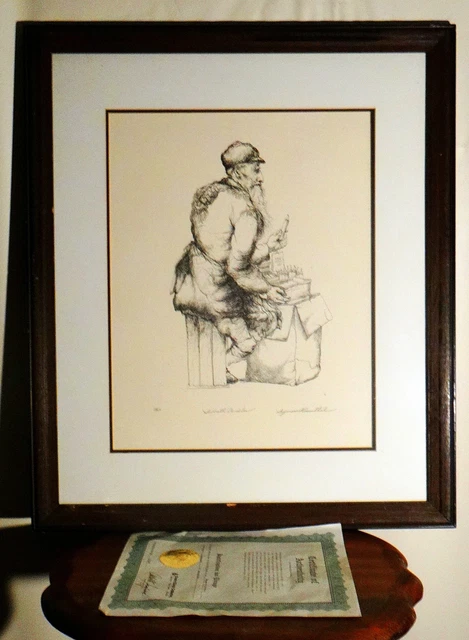 Sabbath Candles -Seymour Joseph Rosenthal (1921 - 2007) 1970 Lithograph 37/250 Sabbath Candles -Seymour Joseph Rosenthal (1921 - 2007) 1970 Lithograph 37/250