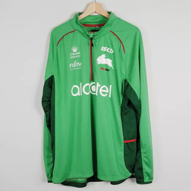 SOUTH SYDNEY RABBITOHS ISC Mens Size XXL Long Sleeves 2015 Training Top RARE