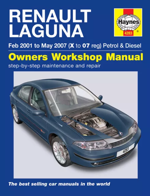 Renault Laguna Petrol & Diesel (Feb 01-May 07) Haynes Repair Manual (Paperback)