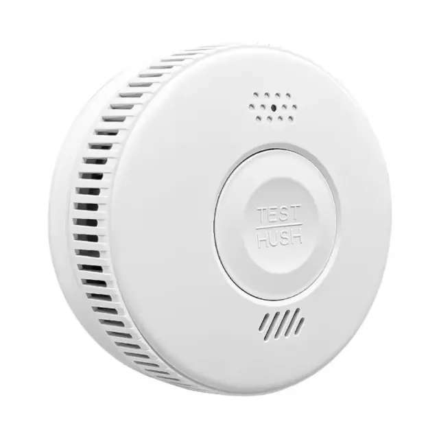 Fire Alarms Smoke Detectors, Smoke Alarms Battery Operated with LED Indicator
