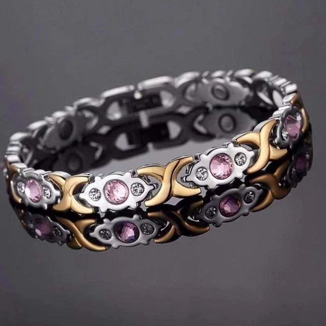 BRACCIALE MAGNETICO sollievo dal dolore tunnel carpale artrite donna blu-verde uomo x0I7