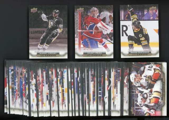 2015-16 Upper Deck Series 1 & 2 Canvas Partial Base Set (179 Of 180)        1498