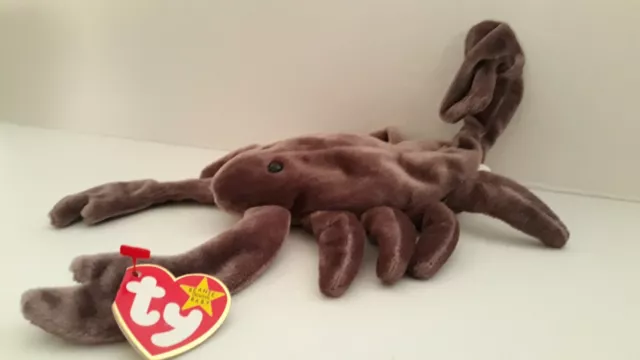 TY Beanie Babies Retired 1998 "Stinger" The Scorpion