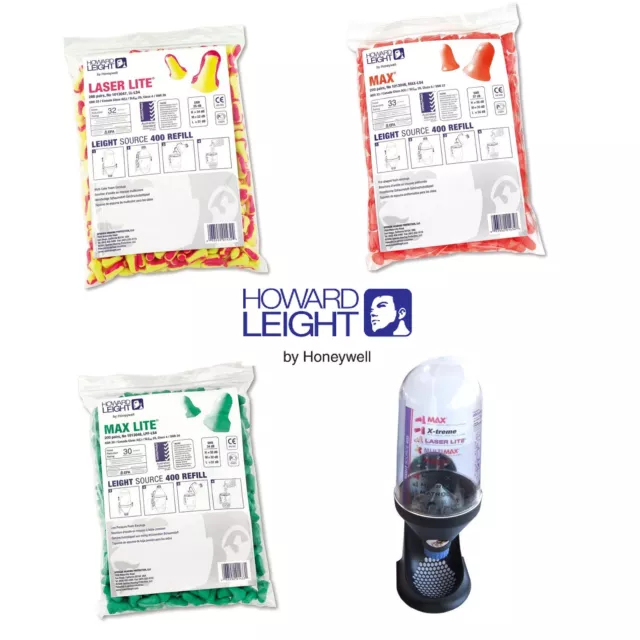 Howard Leight by Honeywell LS400 Dispenser, Max, Ricarica Laser Lite Max Lite