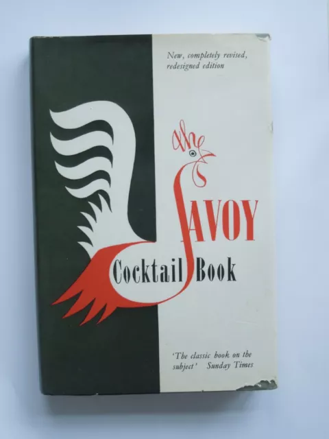 Savoy Cocktail Book Hardback Constable Reprinted 1976