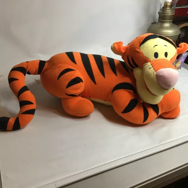 Large Fisher Price / Disney Lounging TIGGER 26" Plush 2001 Stuffed Animal