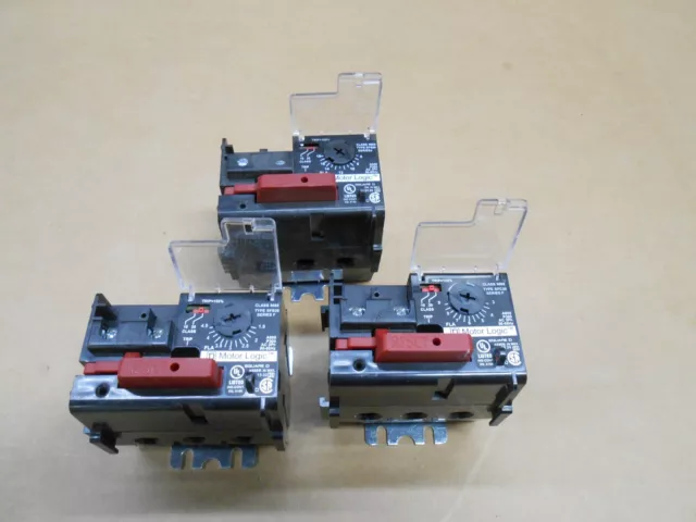 Lot Of 3 Square D Motor Logic Overload Relays 9065-Sfo20 9065-Sfb20 9065-Sfc20