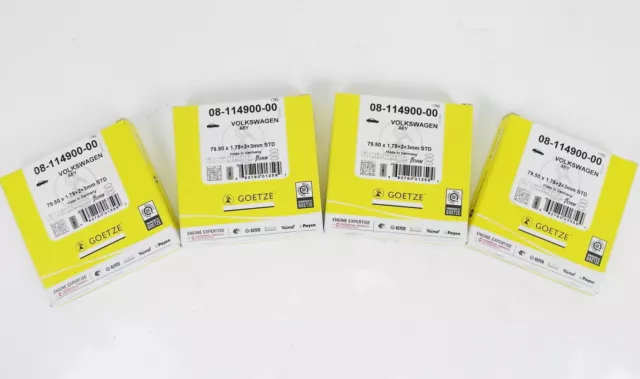 4x beschichtete Kolbenringe GÖTZE TDI 1,9l 1X 1Y 1Z AFN ASZ ARL ABL AVB AXR ASV 3