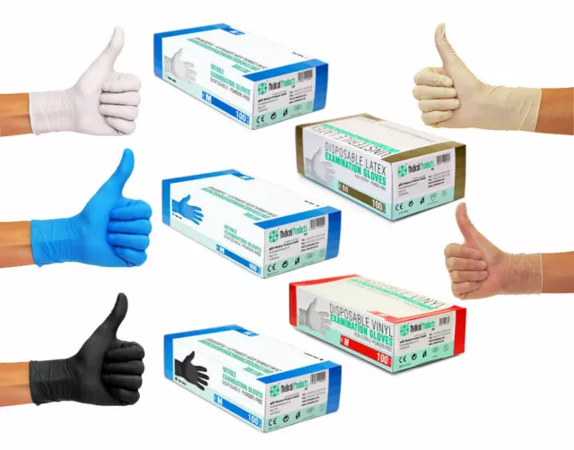 Nitril Handschuhe blau Einweghandschuhe Einmalhandschuhe Nitrilhandschuhe 100