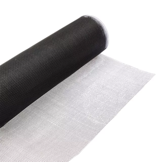 Window Screen Replacement Mesh Roll Adjustable for Patio, Sliding Doors 39x118"