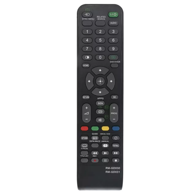 New RM-GD030 RM-GD031 Replacement Remote Control for Sony Bravia 4K LED TV