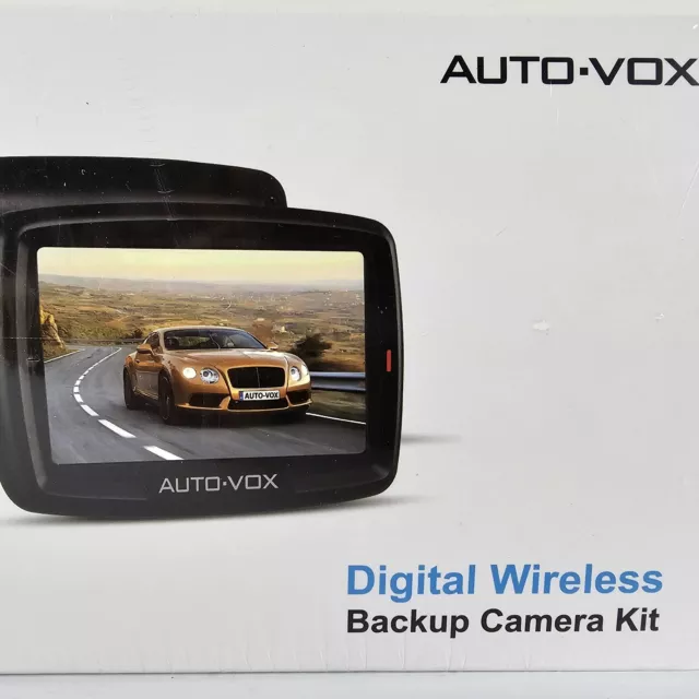 New - Auto-Vox Digital Wireless Backup Camera Kit Car Monitor