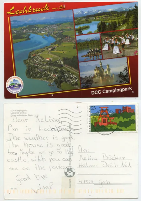 47203 - Lechbruck - DCC Campingpark - Ansichtskarte, gelaufen