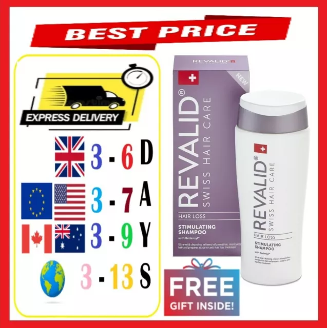 Revalid Stimulating Shampoo Against Hair Loss with Redensyl 200ml FREE SHIP,GIFT