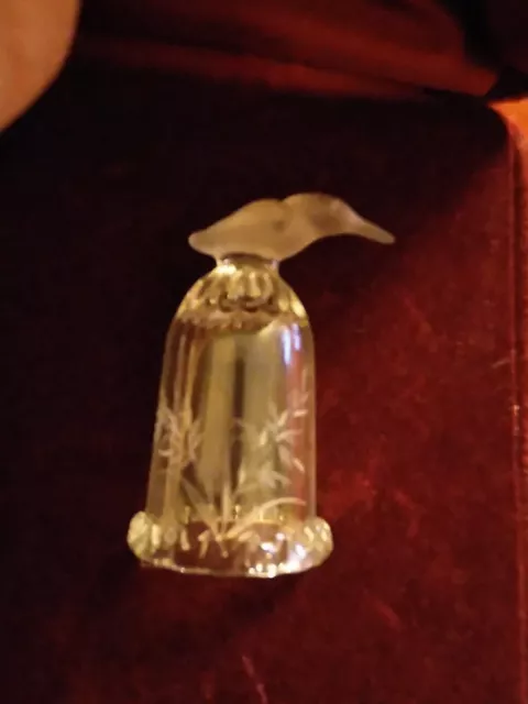 Barrie Thompson Glass Kingfisher Thimble In Box