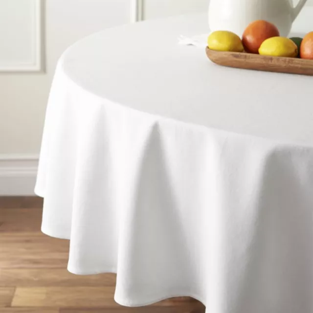 Wedding MJS Table Cloths Rectangle Square Thick Table Cover White Napkin 2