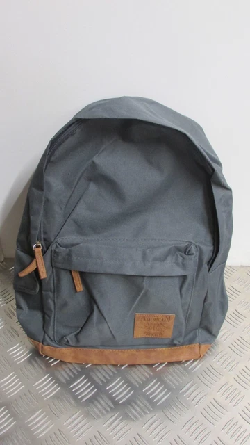 Sac à Dos Vintage Highlander En Toile De Coton Beige/kaki - Grand Modèle Avec Poche - Neuf